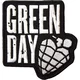 Green Day Stacked Logo & Grenade Iron-On Patch