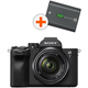Fotoaparat bez zrcala Sony - Alpha A7 IV, 33MPx, 28-70mm, f/3.5-5.6 + baterija Sony NP- FZ100