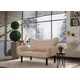 Atelier del Sofa Dvosed na razvlačenje Chatto 140x70x65cm Krem