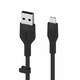 Belkin Flex Lightning/USB-A 3m mfi cert., black CAA008bt3MBK