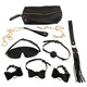 Bad Kitty 8-piece Fetish Set with Bag Black