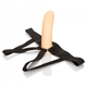 Cal Exotics - Strap-on s utorom, 19 cm - Bež