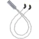 Dekoni Audio Ensemble USB-C Silver 52 Braided MMCX IEM Kabel za slušalke (Kot novo)