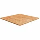 Vidaxl Kvadratna mizna plošča sv. rjava 60x60x1,5 cm trdna hrastovina