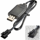 YUNIQUE GREEN-CLEAN USB Univerzalni polnilni kabel RC s priključkom SM-3P za 2S 7.4V LiPo baterijo združljiv RC avtomobil/avto/letalo/dron/RC čoln in druge igrače za daljinsko upravljanje