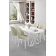 Hanah Home Trpezarijski set, 5 komada, Svetlozeleni