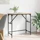vidaXL Konzolna miza artisan hrast 75 x 32 x 75 cm Konstruiran les