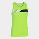 COURT SLEEVELESS SHIRT LIME BLACK WHITE M