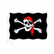 Piratska zastava 90x150 cm