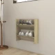 Zidni ormarić za cipele boja hrasta sonome 60x18x60 cm drveni