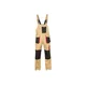 LAHTI PRO Hlače Overalls with bib, beige, 2L PRO