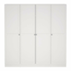 Bela garderobna omara 195,5x200 cm Billund – Tvilum