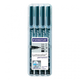 Staedtler Staedtler trajni flomaster Lumocolor, F, 4 širine crtanja, crni 31-9WP4GS