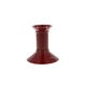 Plastični svečnik 10 cm 1 kos bordo