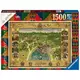 Ravensburger slagalica Zemljevid Hogwartsa 165995, 1500 komada