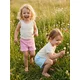 Sinsay - Pamučne kratke pantalone sa dekorativnim volanima 2 pack - roze