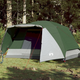 vidaXL Šator za kampiranje za 4 osoba zeleni 350x280x155 cm taft 190T