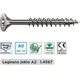 Vijak z vgr.gl. SPAX 5.0x80 DN, torx 20 inox A2