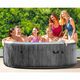 Intex 28442 Pure Spa Grey Wood Deluxe Set masažni bazen