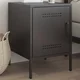 vidaXL vidaXL Nočna omarica črna 36x39x50,5 cm jeklo, (21299423)