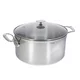de Buyer 3427.28 STEEL STEWPAN MILADY WIT O24CM, 3427.28 STEEL STEWPAN MILADY WIT O24CM