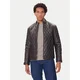 JOOP! Usnjena jakna 17 Boys 1500150 80000851 Rjava Regular Fit