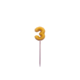 2BEES®? Rojstnodnevna svečka številka 3 - balon