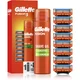 Gillette Fusion5 Sensitive gel za britje + nadomestne britvice 8 kos 8 kos