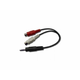 CCA-406 Gembird 3.5mm stereo plug to 2 RCA (cinca) sockets audio kab 0.2m