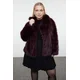 Trendyol Curve Claret Red Regular Fit Für Coat