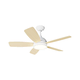 Aigostar-LED prigušiva plafonski ventilator 20W/230V 2700-6500K 132cm+daljinski upravljač bela/bež.