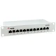 Equip Equip Patch panel Cat.6, 12 portova, zaštićen, svijetlo sivi