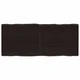 Vidaxl Mizna plošča te. rjava 140x60x(2-4)cm obdelana trdna hrastovina
