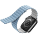 UNIQ strap Revix Apple Watch Series 4/5/6/7/8/SE/SE2/Ultra 42/44/45/49mm Reversible Magnetic white-blue (UNIQ-45MM-REVWHTBLU)
