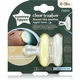 Ortodontske dude varalice Tommee Tippee - Breast-Like Night Time, 6-18 mjeseci, 2 komada