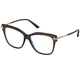 TOM FORD Okvir za naočare Blue Block 0FT5704-B 2054, Ženski, Crni