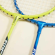 Set reketa za badminton Fun BR130 za odrasle plavi-limeta