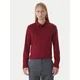 Calvin Klein Polo majica LV040EM909 Bordo rdeča Regular Fit