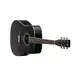 VEVOR Akustična kitara Dreadnought začetni komplet 10414 mm črna