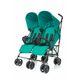 4Baby Otroški voziček za dvojčke 4baby Twin turquoise