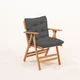 Hanah Home Baštenska stolica MYL04, 45x89x43 cm, Antracit