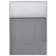 Vidaxl Plisse Komarnik za Okno Aluminij 160 x 80 cm s Senčnikom