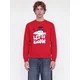 JACK & JONES Majica JJXMAS FUN oranžna / rdeča / črna / bela