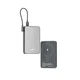 Moxom Power Bank MagSafe MX-PB194 Fast Charge 22.5W + 15W Wireless Type-C 10000mAh, Srebrni