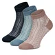 Nine West Dolge nogavice KR_NW_SHINY_Z_SS25 (3 PACK) Pisana