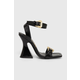Sandale Versace Jeans Couture Kirsten boja: crna, 76VA3S36 ZS539 899