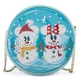 Loungefly Disney Snowman Mickey Minnie Snow Globe Crossbody bag ( 057432 )
