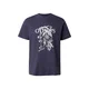 GUESS Majica temno modra / bela