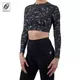 CROP TOP BLACK SPLASHES