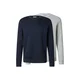 Only & Sons Majica ONSCHASE mornarska/svetlo siva
